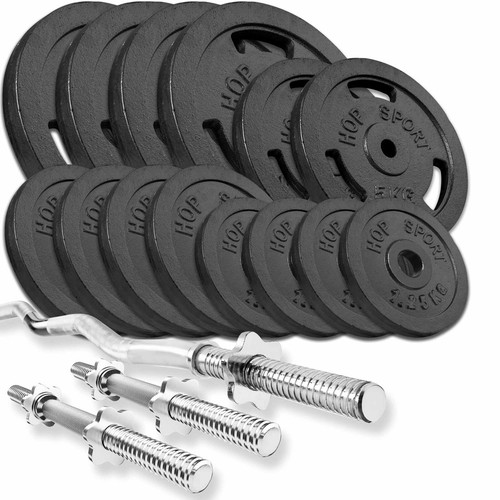 Hop sport guss hantelset kg - guss, 77